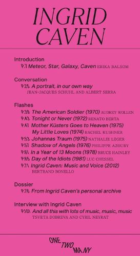 Cover image for Ingrid Caven